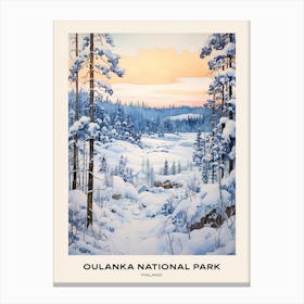 Oulanka National Park Finland 4 Poster Canvas Print