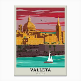 Valetta, Malta Canvas Print