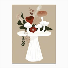 Mushroom Bouquet Canvas Print