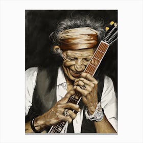 Keith Richards Canvas Print