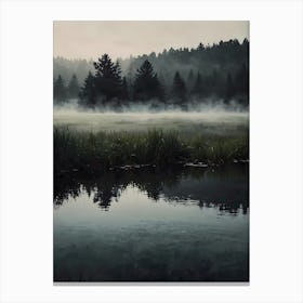 Misty Morning Canvas Print