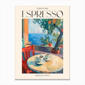 Brescia Espresso Made In Italy 2 Poster Canvas Print