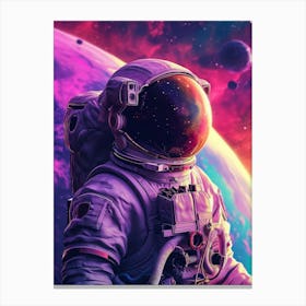 Space Astronaut 1 Canvas Print