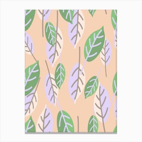 Leaf Pattern Canvas Print