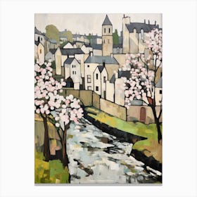 Ludlow (Shropshire) Painting 1 Canvas Print