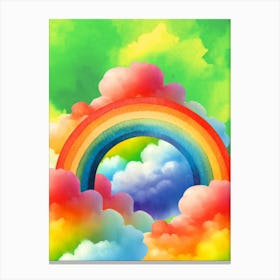 Rainbow Art, Colorful Art, Rainbow In The Sky, for kids Canvas Print