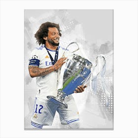 Marcelo Real Madrid Canvas Print