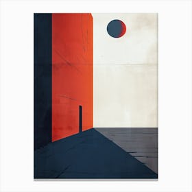 Window In The Wall, Minimalism Canvas Print