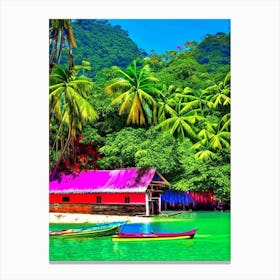 Ilha Grande Brazil Pop Art Photography Tropical Destination Canvas Print