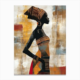 African Boho|The African Woman Series Canvas Print