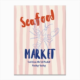 Seafood Market Canvas Print