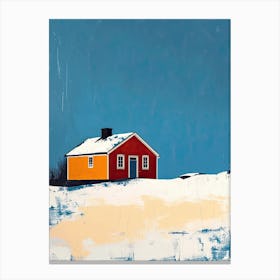 Winter in Sweden Canvas Print