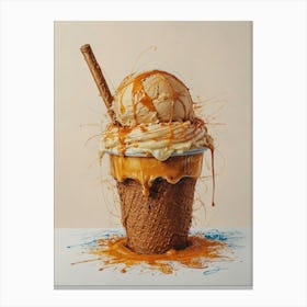 Ice Cream 14 Canvas Print