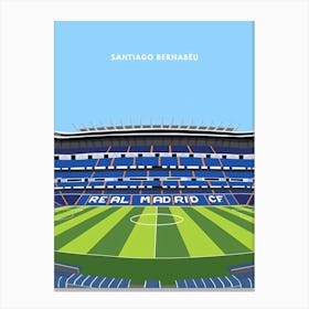 Santiago Bernabeu Real Madrid Print Canvas Print