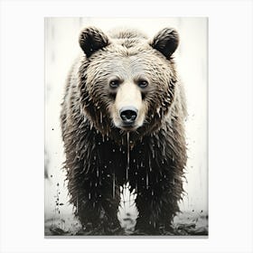 Wild Tranquility Bear S Wilderness Canvas Print