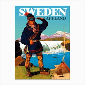 Sweden, Lapland Canvas Print
