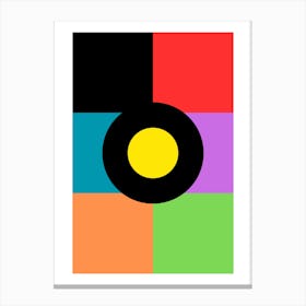Squares Of Color Canvas Print