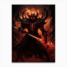 Demon Canvas Print