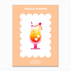 Tequila Sunrise Canvas Print