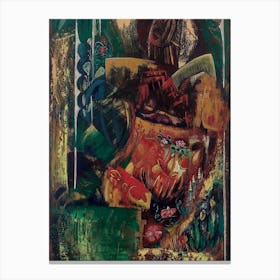 Living Room Abstract Wall Art, Jungle  Canvas Print