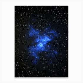 Blue Nebula Canvas Print