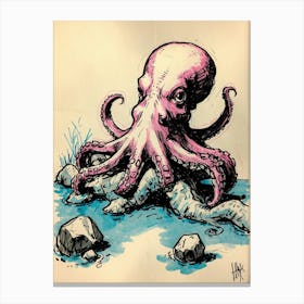 Octopus 8 Canvas Print