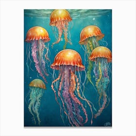 Jellyfish Canvas Print