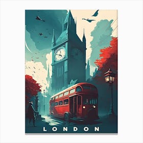 London Uk England Travel Canvas Print