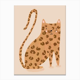 Cute Leopard Canvas Print