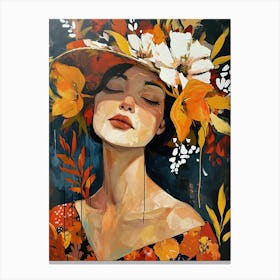 Spirit Of The Meadow, Boho Art Style Canvas Print