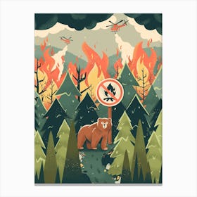 Wildfire Awareness Canvas Print