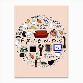 Friends movie Canvas Print