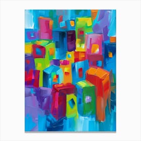 Colorful City 4 Canvas Print