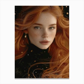 Red Haired Girl 2 Canvas Print
