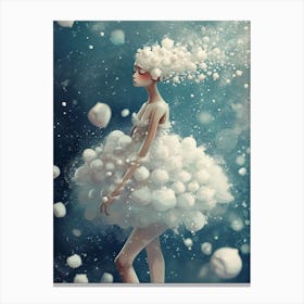 Marshmallow Ballerina 3 Canvas Print