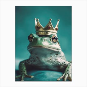 Kiss The Frog Canvas Print