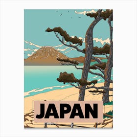 Japan Beach Vacation Canvas Print