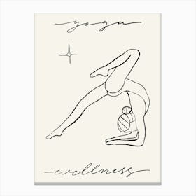 Yoga Wellness Canvas Print