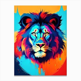 Lion Painting 6 Canvas Print