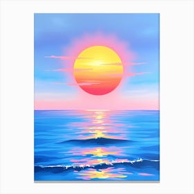 Sunset Over The Ocean 6 Toile