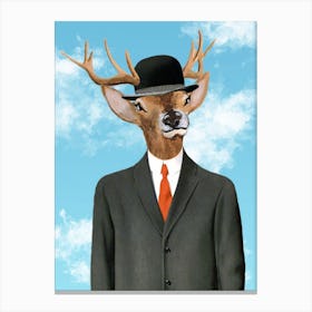 Gentleman Deer Canvas Print
