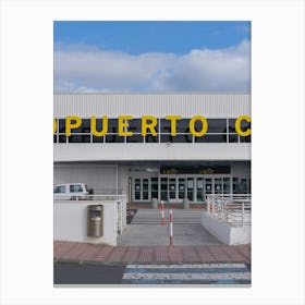 Aeropuerto de Lanzarote Canvas Print