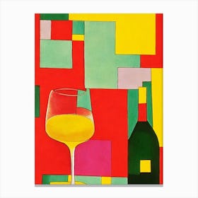Alvarinho Paul Klee Inspired Abstract Cocktail Poster Canvas Print