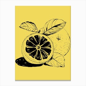 Orange And Lemon Canvas Print