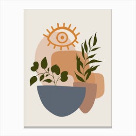 Eye Of The Plant Canvas Print