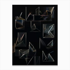 Abstract Geometric Shapes Canvas Print