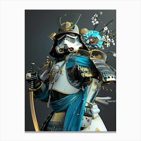 Stormtropper As A Vintagepunk Samurai 14 Canvas Print