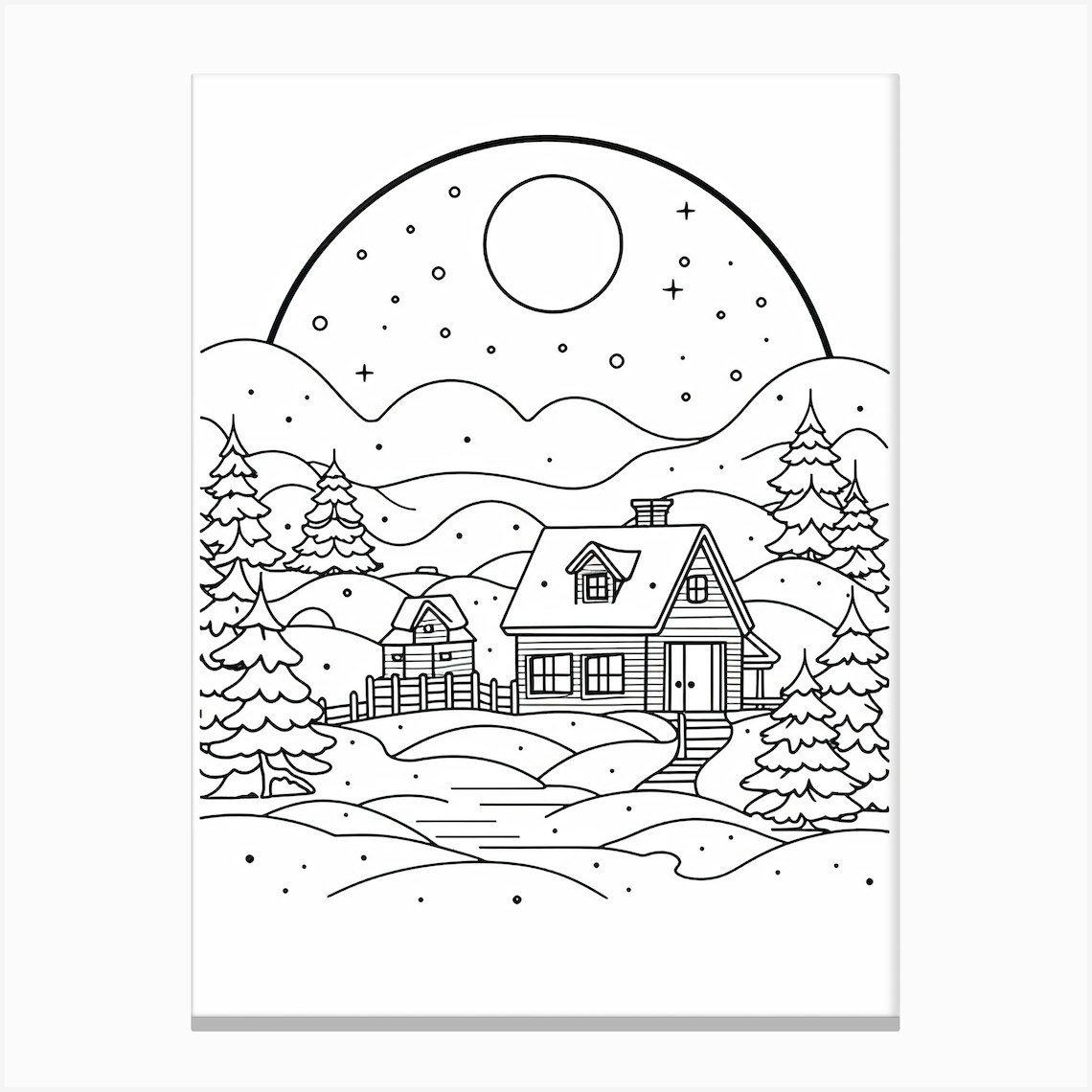 18+ Winter Wonderland Drawings