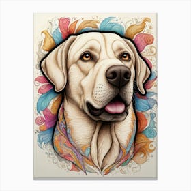 Fantasy Labrador Retriever Art with Whimsical Details Leinwandbilder