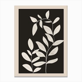 Minimalist Plants & Leaves Art 1 Canvas Print